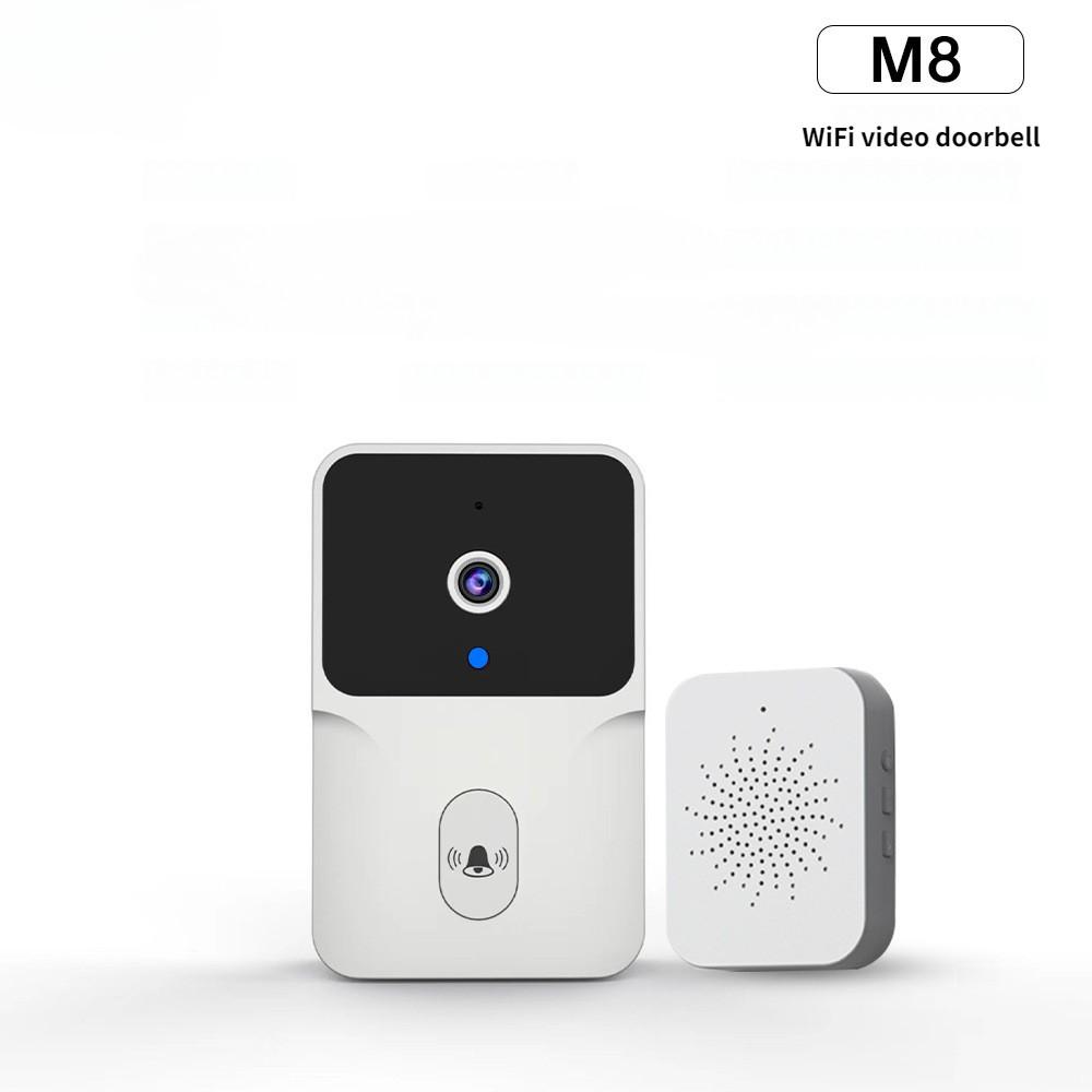 M8 Intelligent Visual Doorbell Household Wireless Remote Video Intercom Door Bell HD Night Vision Security Camera
