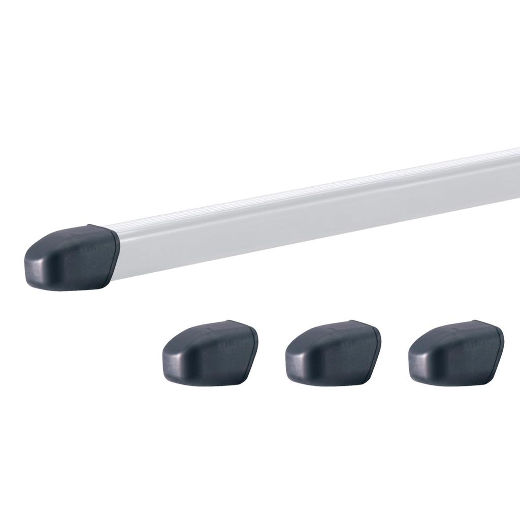 CARMATE Roof Carrier inno Bar End Cap Black (4 pieces)