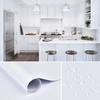 Waterpoof Matte Wallpaper White Black Vinyl Self-Adhesive Stickers for Wall Furniture Livingroom Contact Paper Home Decor