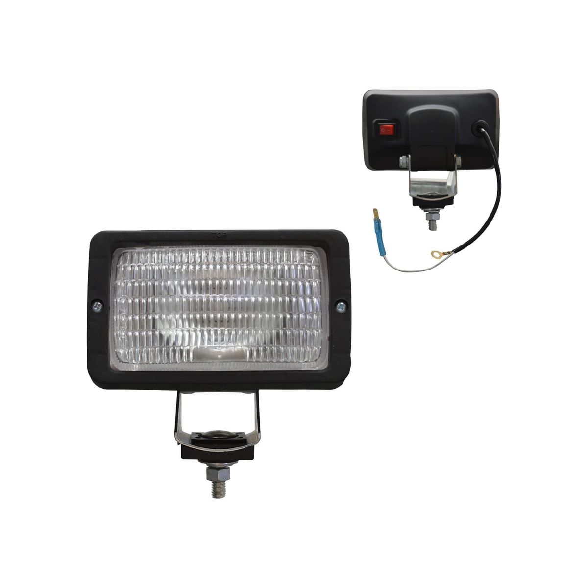 

Светодиодная рабочая лампа Apsmotiv с переключателем включения/выключения 12 В, фары для бездорожья, для грузовика Ford, трактора JCB, New Holland, JCB чистый