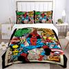Superhero Comic Book Cover Print 3Pcs Bedding Setduvet Cover With 2 Bedropillowcase Home Birthday Gift