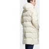 Adidas 800 Fill Loose Fit Detachable Hooded Mid-Length Goose Down Jacket Unisex Outerwear Beige H23086