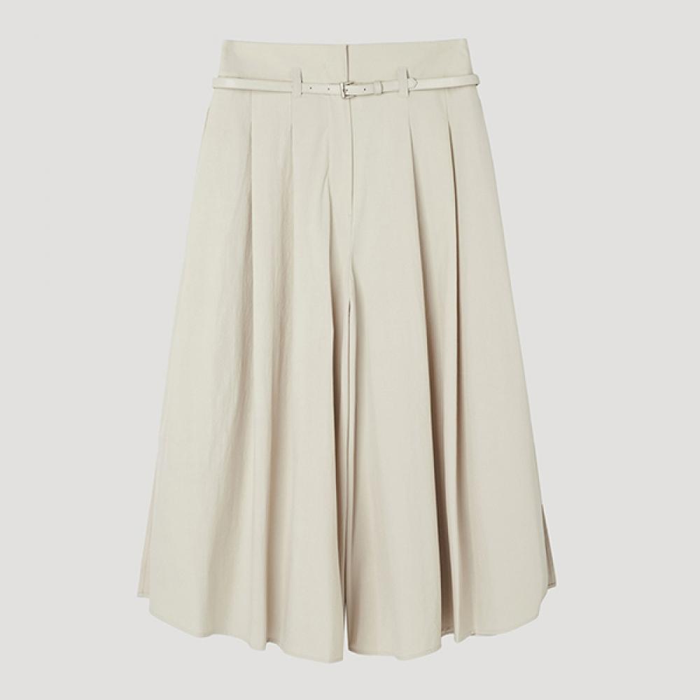 

[She S miSS] Two Tuck Wide Flare pantS SwwSlp21210 Lb light beige/55