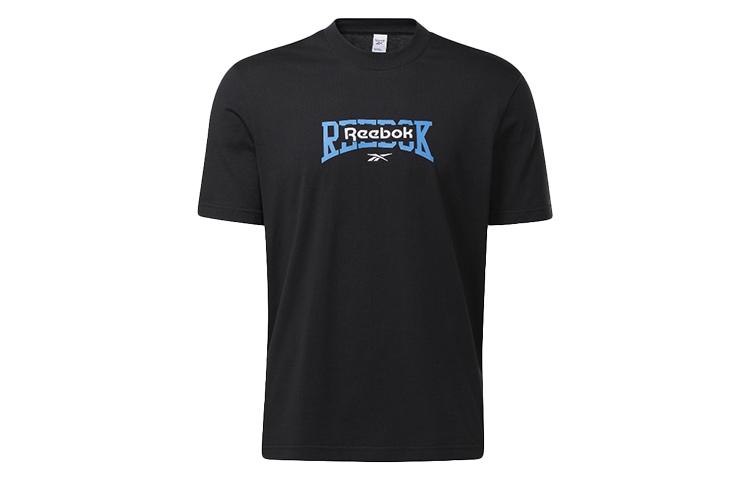 Reebok Drop Shoulder Sleeve T Shirt Unisex Black GV3452 M