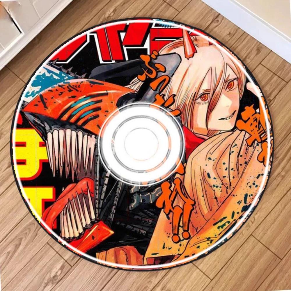 

Anime CD Circular Carpet Cartoon Mat Living Room Sofa Room Bed Rug Bedroom Carpets Home Decor Rugs Friend s Gift Diameter 60cm