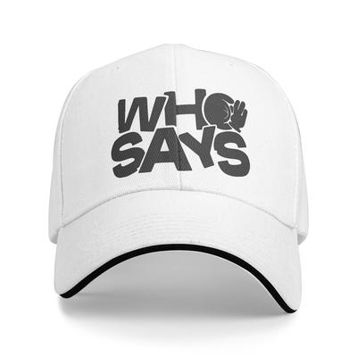 LYKN Who Says Music Album Baseball Caps Retro  Sandwich Caps for Men Women Adjustable Sun Hat Outdoor