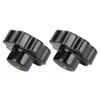 2pcs Industrial Star Hand Knob Durable Threaded Hand Knobs Clamping Knob  Industrial Machinery