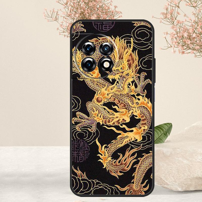Fashion Chinese Dragon Case For OnePlus 15R 13R 13T 15 13 12 12R 11 10T 8 9 10 Pro Nord 5 CE 4 3 Lite N20 N30 Cover
