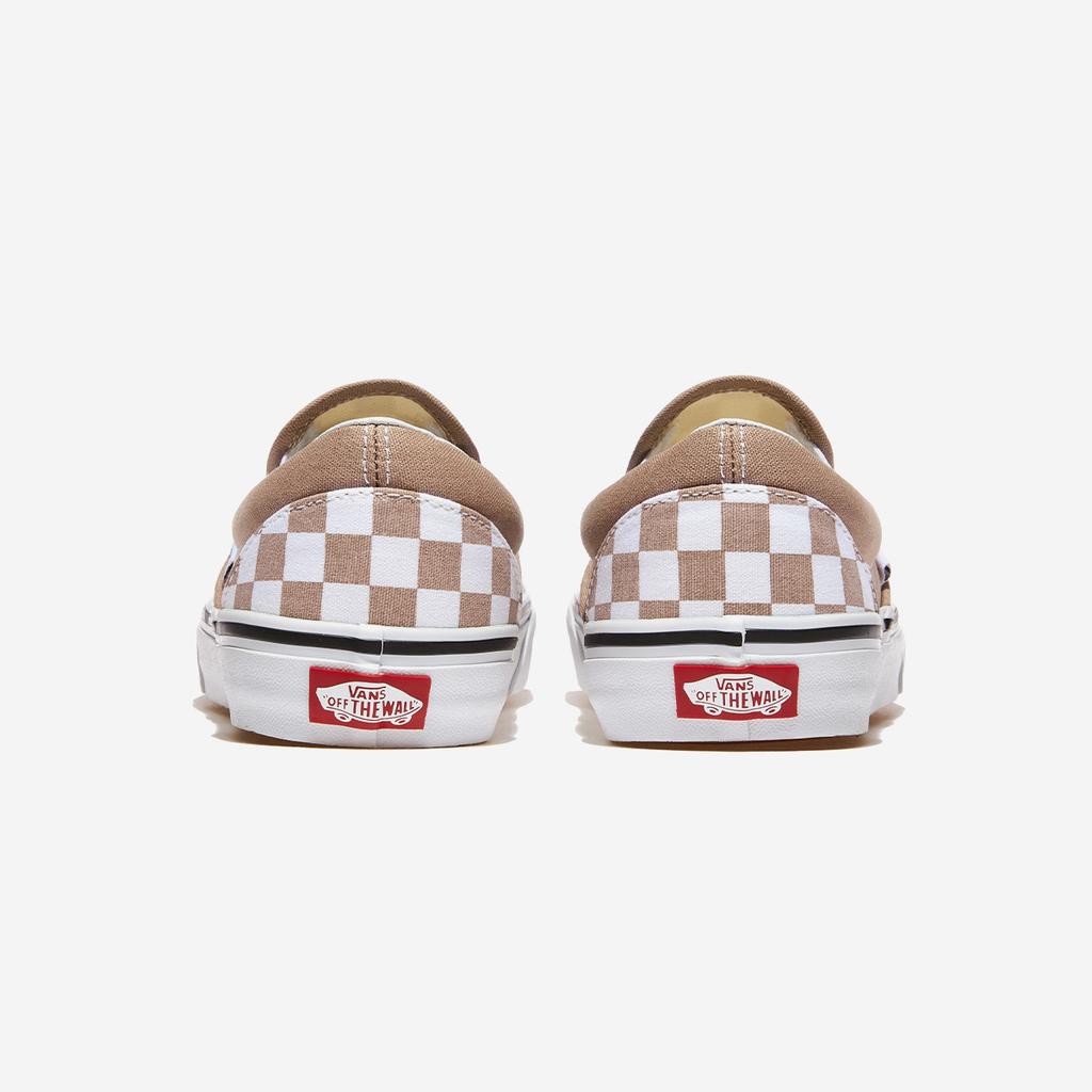 Vans Classic Slip-On - Color Theory Checkerboard Warm Taupe, VN000D6YE2V, 1010111661, Popular Korean Shoes