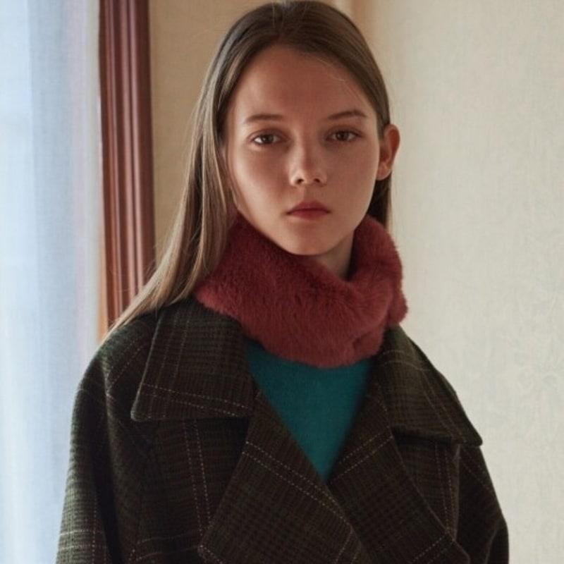 MANES Contes Fake Fur Muffler (11color)