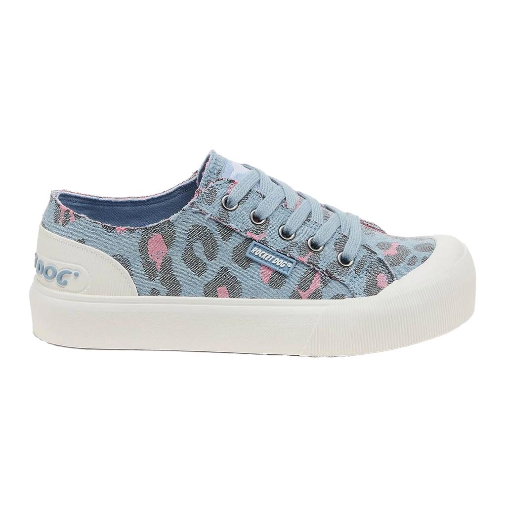 Rocket Dog Womens/Ladies Jazzin Plus Leopard Print Canvas Trainers