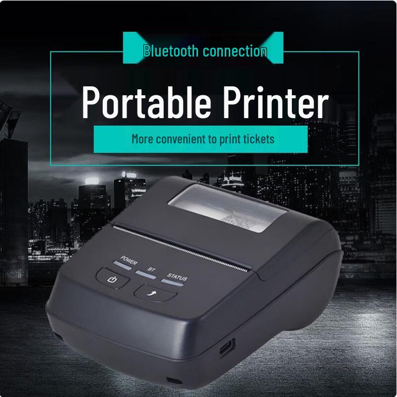 Xprinter XP-P801A 80mm Tragbarer Bluetooth-Kassenbon-Drucker CN-Stecker (Adapter enthalten)