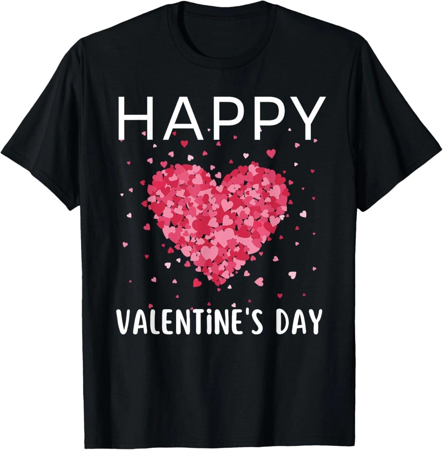 Funny Happy Valentines Day Heart Love Valentine Men Women T- Shirt S