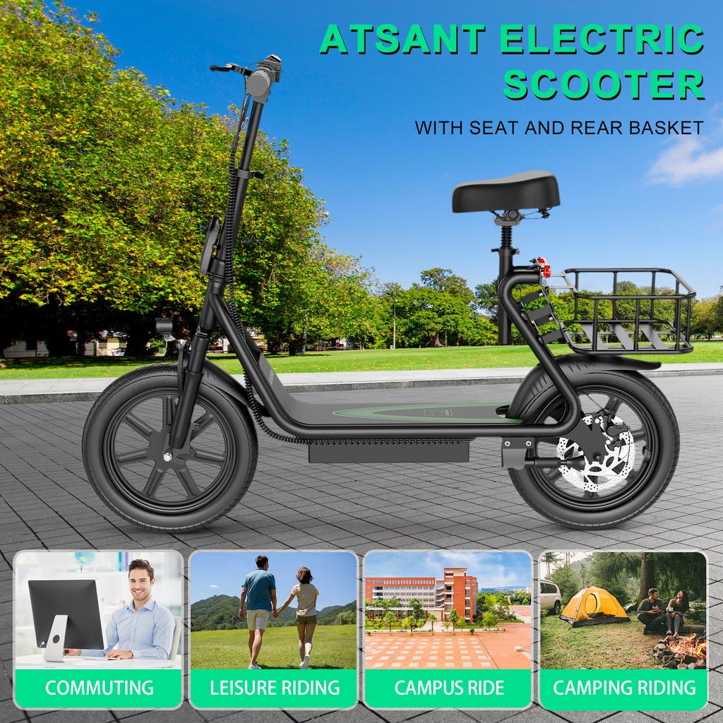 ESBS/ESBSPRO 500W Electric Scooter 54.6V10.4Ah/22.5Ah Large Capacity Battery 45/100KM Long Range 35km/h 14Inch EScooter