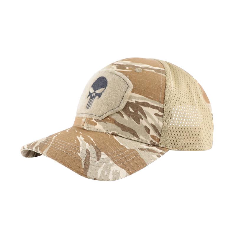 Șapcă de Baseball Tactică Camuflaj Respirabilă - Pălărie de Soare cu Cozoroc pentru Alpinism și Ciclism