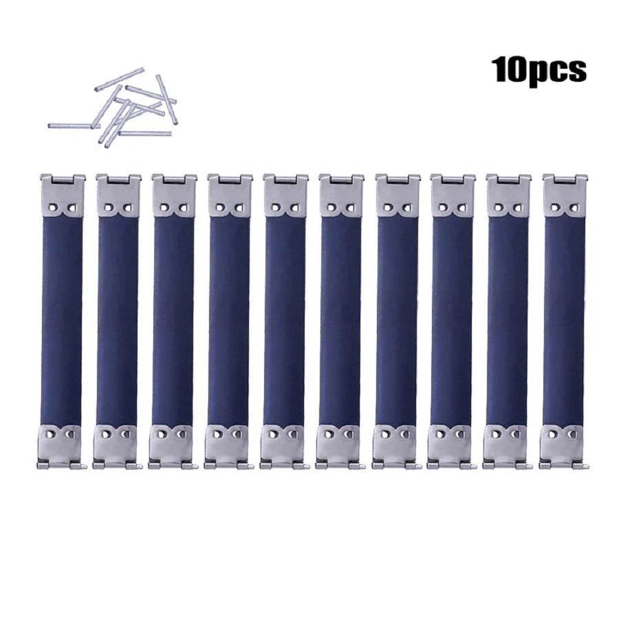 10PCS DIY Metal Internal Flex Frames Clasp Bag Purse Handbag Sewing Internal Replace Hinges Spring Clip Repair Accessories