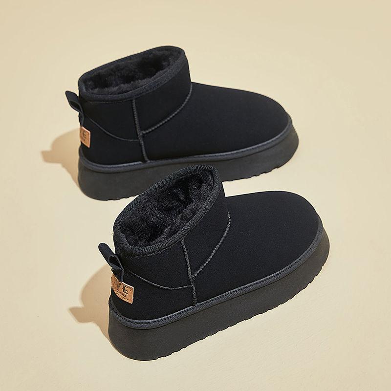 

Fashion warm platform snow boots women s winter velvet thickened new cotton shoes women s 35