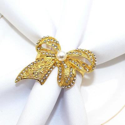 Lot de 6 ronds de serviette en métal pour restaurant haut de gamme, décoration de table et accessoires, pour mariage