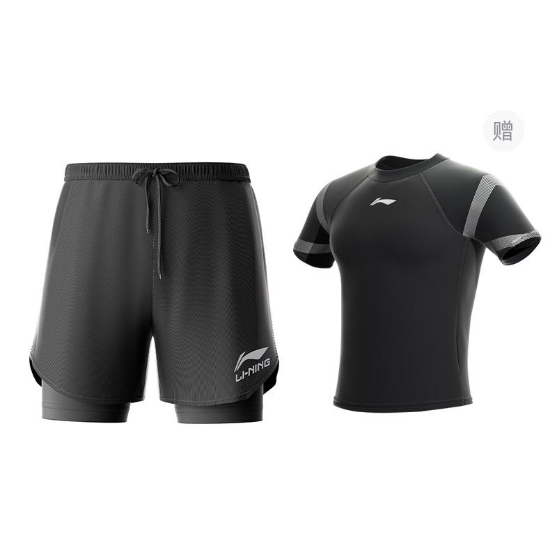 Li-Ning Li Ning Sports Shorts Unisex Black AAPR505-1