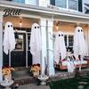 Outdoor Hanging Ghosts 3Pcs Halloween Ghost Decorations Spooky Flying with Party Favors Lanyard for Haunted House Outdoor Porch Yard Decor Props