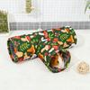 Guinea Pig Tunnel 3 Way Washable Hideout Foldable Rabbit Tunnel Guinea Pig Toys for Bunny Hamster Ferret Guinea Pig Accessories