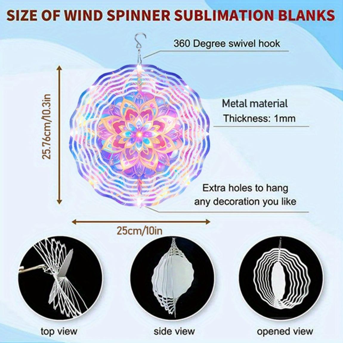 

Очаровательный ветряной спиннер с узором «Радужная звезда», 3D, металлический, садовый декор для улицы, украшение на День благодарения, Рождество, с вращающимся на 360 градусов крючком, кинетический ветер