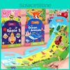 Kinder-Stickerbuch mit wiederverwendbarem Papier und Blasenstickern für frühes Lernen und Gehirnentwicklung