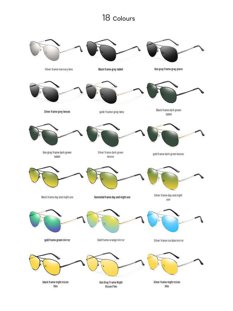 Men's Polarized Anti-UV Trendy Frog Driving Sunglasses 2025