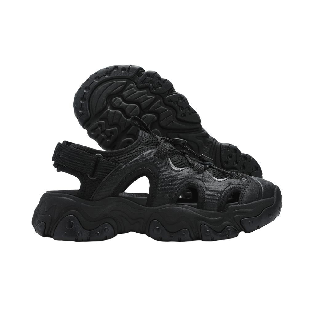 Fila Fluid 5 Sandal Cat Paw Retro Versatile Fashion Beach Sandals Women Sandals Black F12W422402FBK