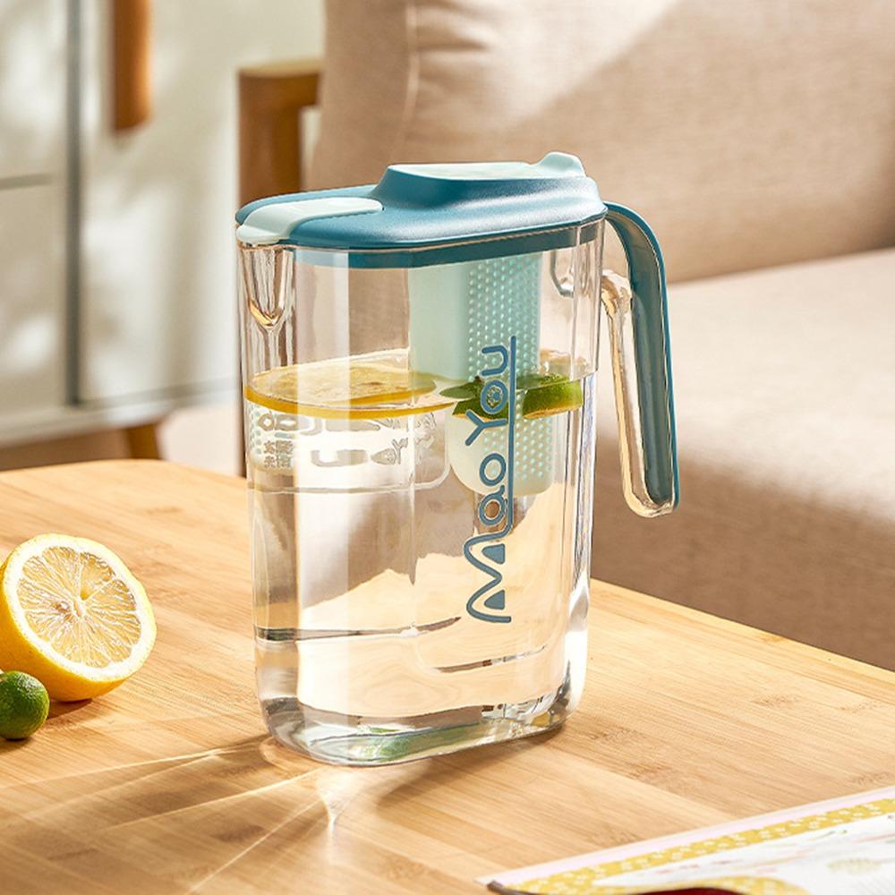 New 2200ml Cold Water Pitcher ABS With Tea Strainer Water Kettle Drop-resistant Large Capacity Water Bottle Summer