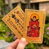 2027 Tai Sui Card Feng Shui Prayer Gold Card Exorcism Protection Gift Safe Bring In Wealth And Treasure Home Decoration