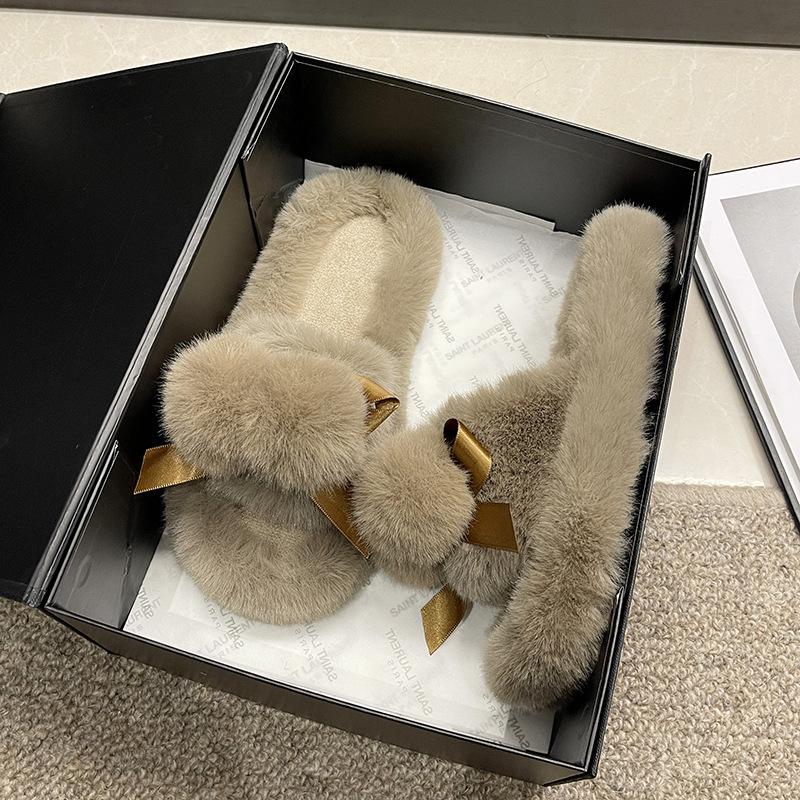 

Baotou cotton slippers women s winter bags and indoor home warm flat-bottomed fluffy shoes warm confinement shoes dormitory cotton mop 40 хаки