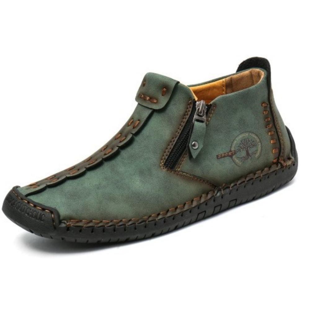 Handmade Leather Boots for Men Casual Outdoor Shoes Mens Handcrafted Boots Leather Shoes