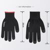 1 Paar Anti-Ultraviolett Outdoor-Sport Laufen Handschuh Warm Touchscreen Fitnessstudio Fitness Vollfingerhandschuh Unisex Gestrickte Handschuhe