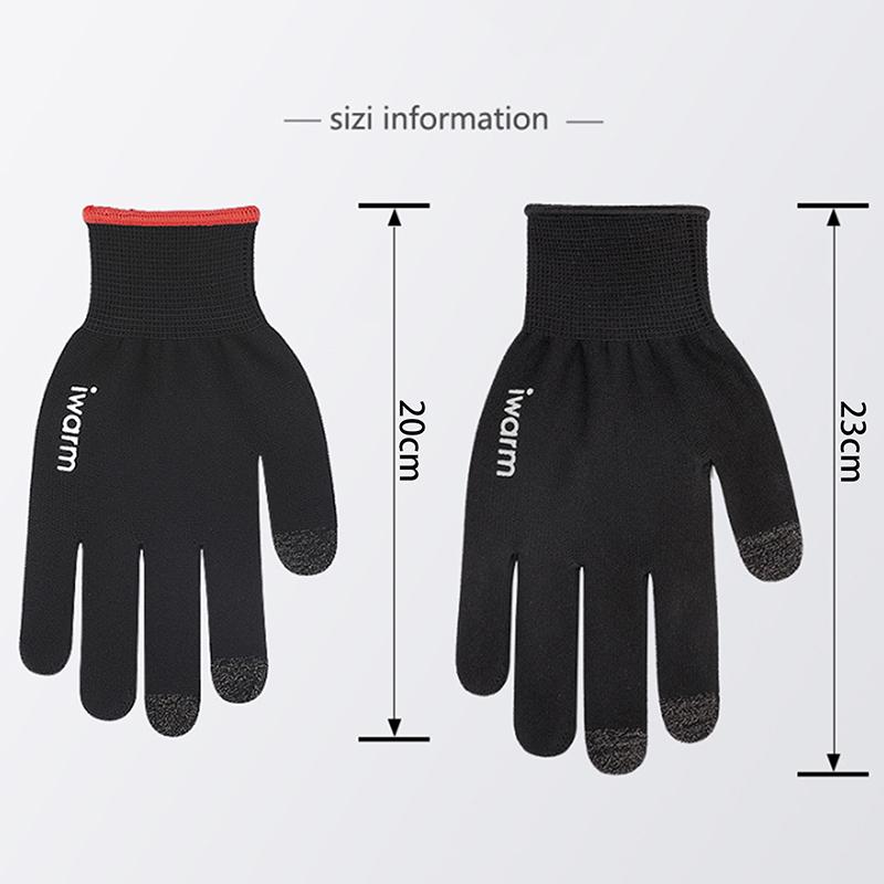 1 Paar Anti-Ultraviolett Outdoor-Sport Laufen Handschuh Warm Touchscreen Fitnessstudio Fitness Vollfingerhandschuh Unisex Gestrickte Handschuhe