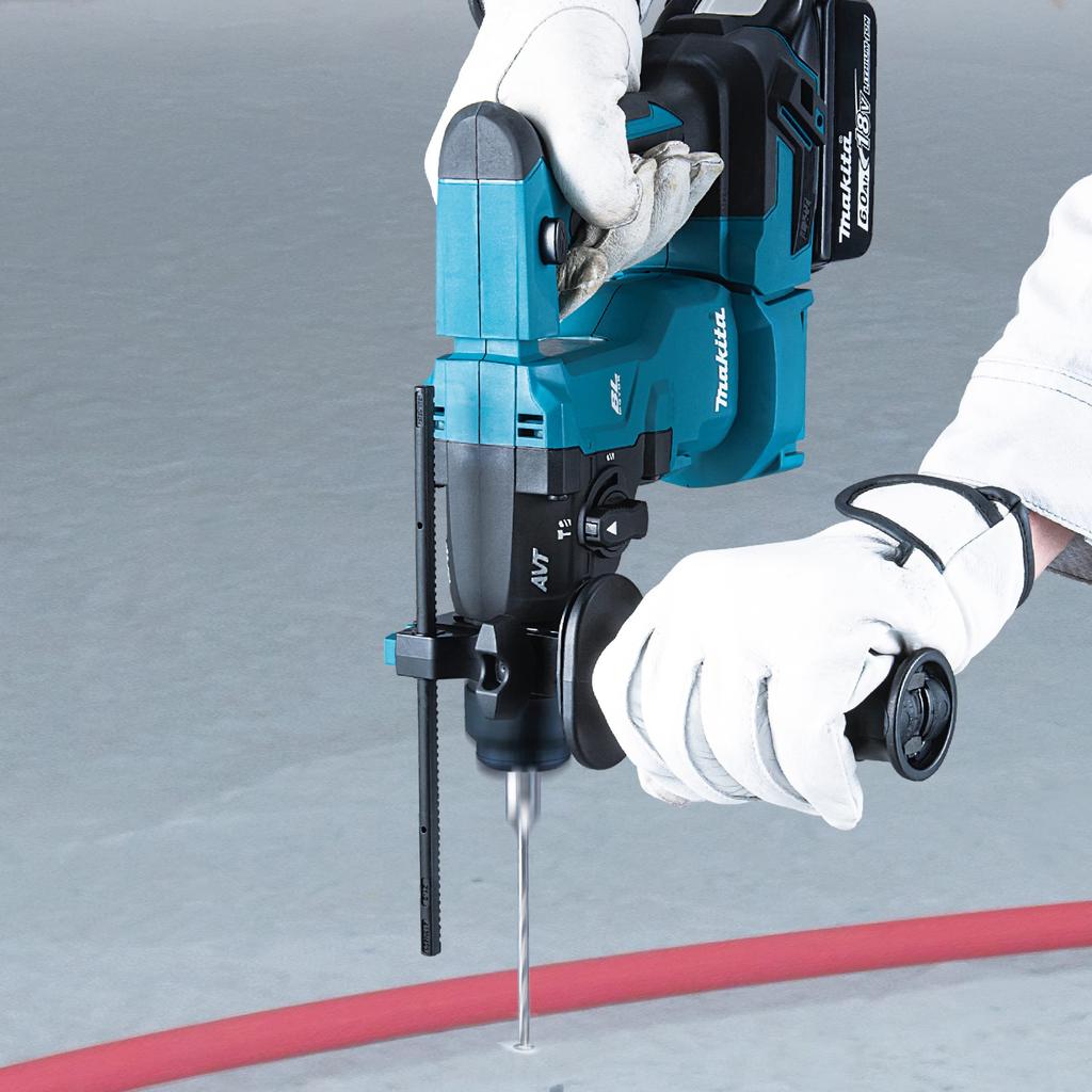 Makita 18mm Cordless Hammer 18V with 2 and Case Drill, 6Ah, Batteries, Charger, (HR183DRGX)