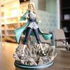 Naruto 13.77inch/35cm Five Dynasties Thousand Hands Tsunade Xiaonan anime Surroundings Combat stance can Move PVC toys Durable Gift