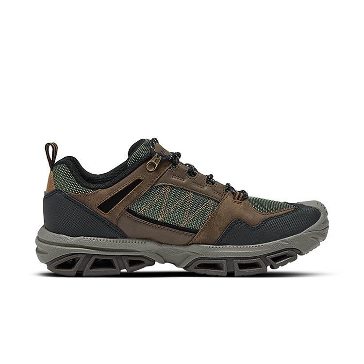 Skechers Comfortable Versatile Durable Low-Top Casual Shoes Men Sneakers Brown Green 204493-BROL