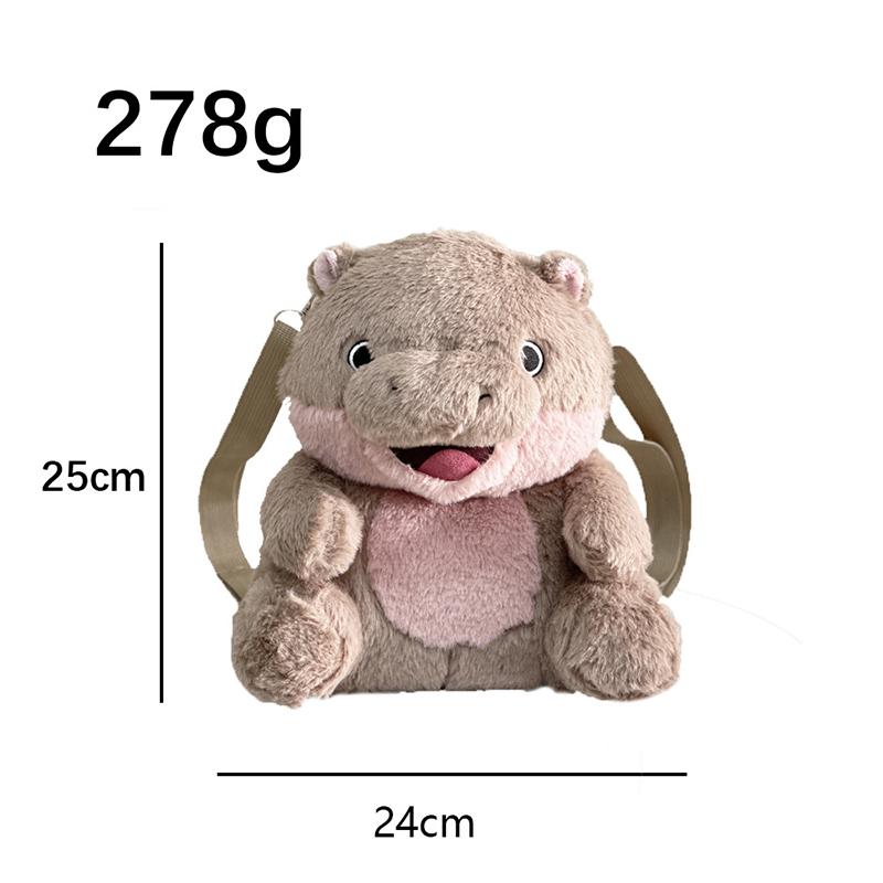 Cute Baby Hippos Moo Deng Plush Cushion Hippopotamus Plushie Kawaii Influencer Animal Cartoon Stuffed Pillow