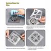 50PCS Adhesive Insect Proof Floor Drain Stickers Disposable Hair Filter for Bathroom Kitchen Laundry Sink