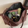 Vintage Tote Bag PU Large Capacity Shoulder Bag Women's Travel Bag