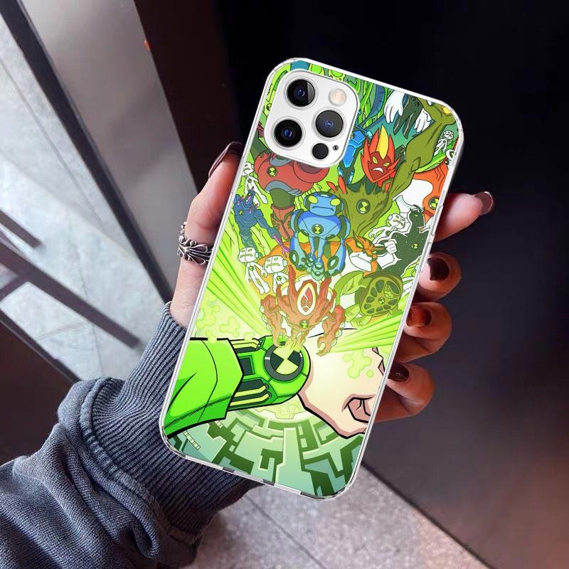 

Ben Cartoon 10 Phone Case For iPhone 17 Air 11 13 Mini 14 15 Plus 16 12 Pro Max 16E SE 7 8 Pattern Soft TPU Back Cover 17 Air 1 iPhone 12 (12 Pro)