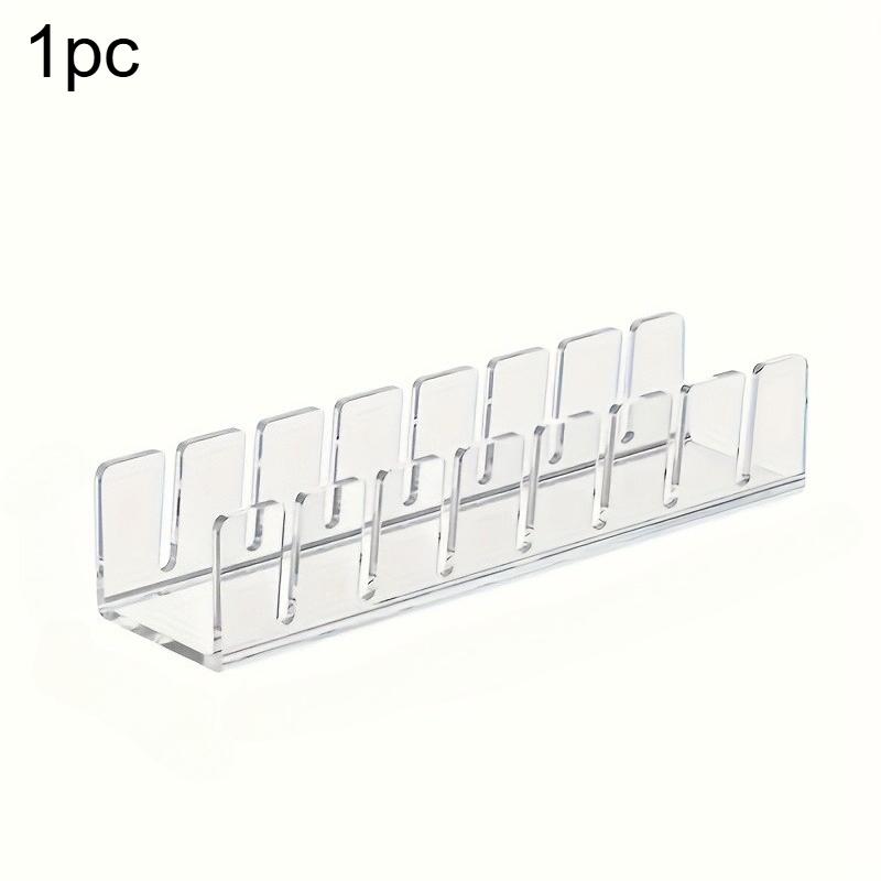1pc Clear Acrylic Baseball Cap Storage Rack Home Desktop Organizer Heavy-Duty Hat Shelf Multi-Compartment Standalone Hat Display чистый 3190₽
