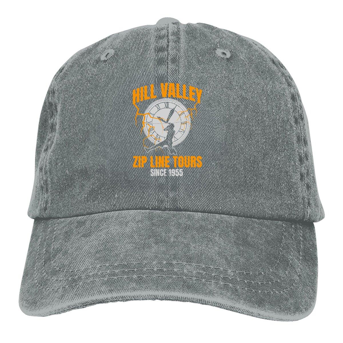 Hill Valley Zip Line Tours Baseball Cap Unisex Hats Women Visor Protection Snapback Back to the Future Film Caps One Size