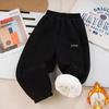 Children's Thickened Lambswool Sweatpants: Warm Fleece, Autumn/Winter Style, Unisex, for Kids