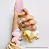2024 Pure Gold Horse Charm Keychain & Phone Strap - Lucky New Year Gift