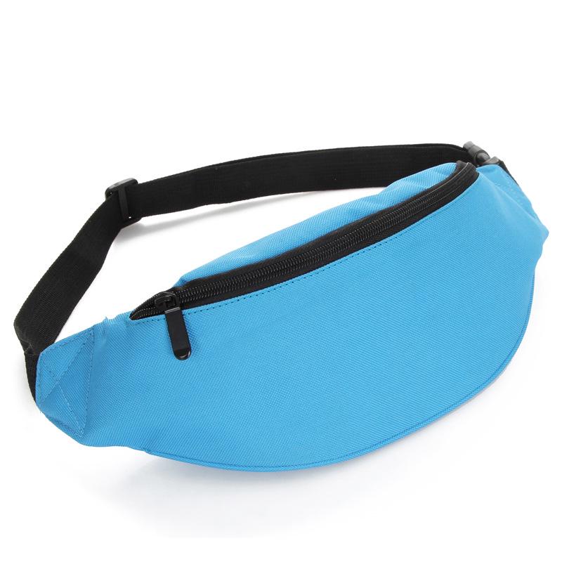 Men's Solid Color Crossbody Phone and Cigarette Waist Bag with Fashionable Texture