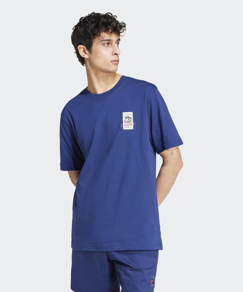 Adidas Leisure Badge Tee - Dark Blue / Jd6347