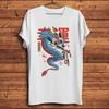 Lucky Flower Dragon with RaUnisex Funny T Shirt Unisex Casual Short Sleeve TShirt Unisex Vintage Streetwear Tee Breathable Print
