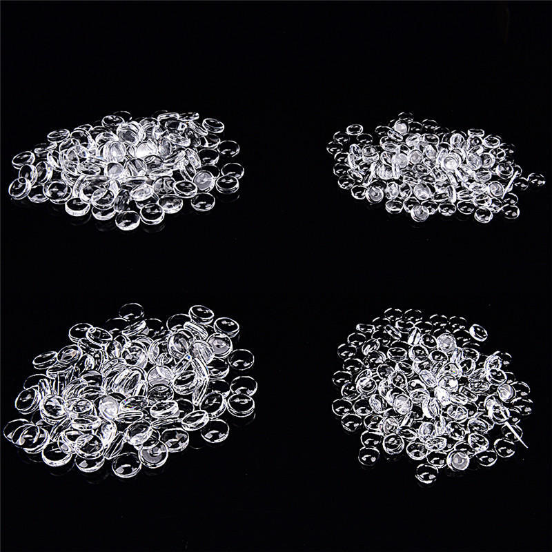 

100pcs 6mm / 8mm стекло Cabochon прозрачный прозрачный круглый камея крышка cabs ювелирные изделия